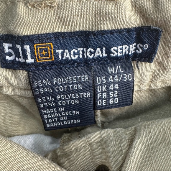 5.11 Tactical Taclite Pro Ripstop Pant Men's Size 44/30 Khaki Workwear Outdoor - Picture 6 of 13